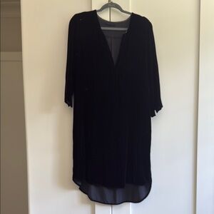 CP Shades Black Velvet Dress